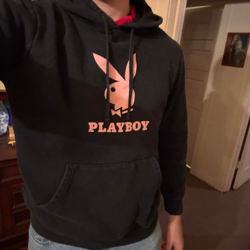 Playboy Men's Black Hoodie